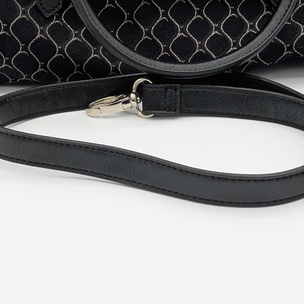 Nine West Black & Silver Patterned Handbag - Picture 5 of 11